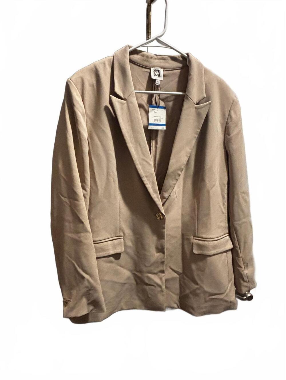 Anne Klein Women's Beige Blazer Size 6 New with Tags